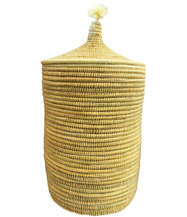 Grote Marokkaanse berber rieten wasmand