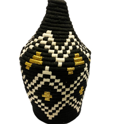 Marokkaanse mand zwart/wit goud