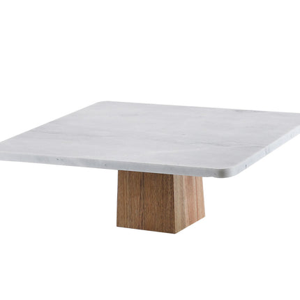 Marmeren taart plateau cake stand 100% natuurlijke marmer vierkant