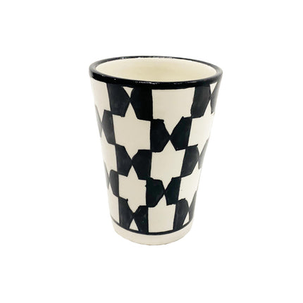 Beldi beker zwart wit