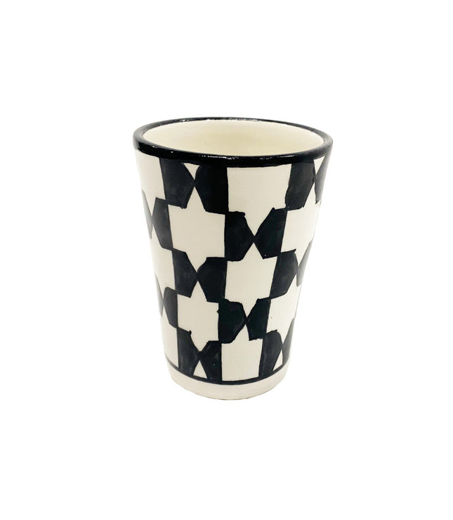 Beldi beker zwart wit