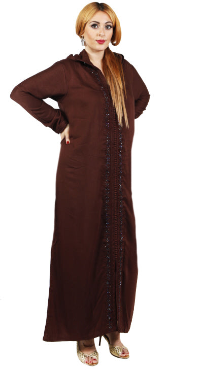 Brown djellaba