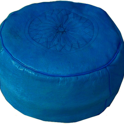 Marokkaanse Poef blauw