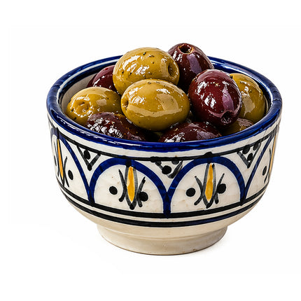 Handgemaakte Marokkaanse mini schaaltjes – Ø 7 cm – Set van Kleurrijke Mini Kommetjes