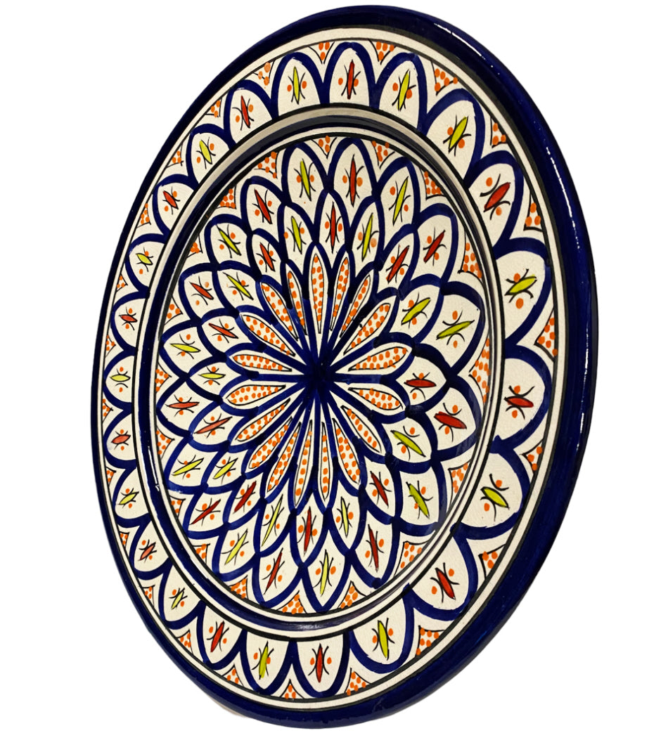 Plat Marocain Fait Main 35 cm