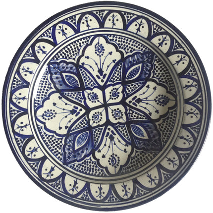 Ø 35 cm Marokkaanse schaal blauw
