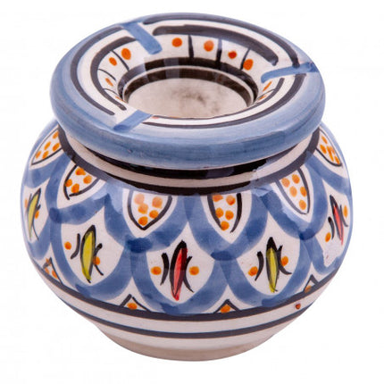 Asbak turquoiseblauw