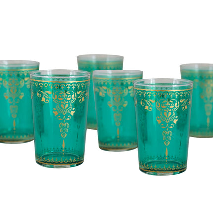 Marokkaanse oosterse Theeglazen Set van 6