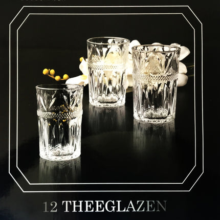 Glazen transparant 12 st.
