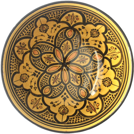 Marokkaanse Kom groot geel 25 cm