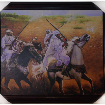 Schilderij paarden