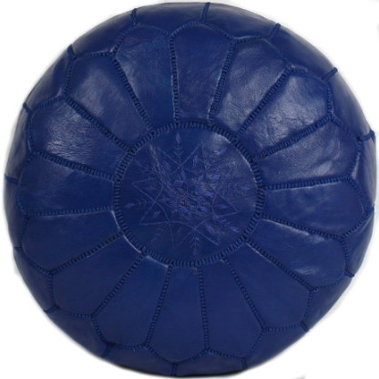 Blauwe Marokkaanse Poef