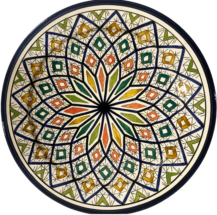 Plat marocain Zwaka 35 cm