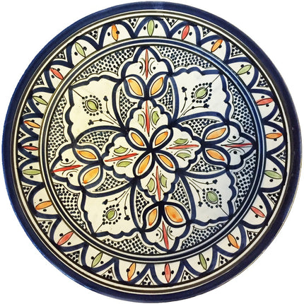 Marokkaanse schaal aardewerk 35 cm
