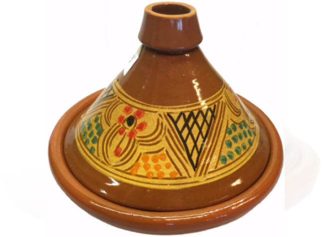 Slaoui tajine Ø 26 cm – handgemaakte Marokkaanse kooktajine van aardewerk