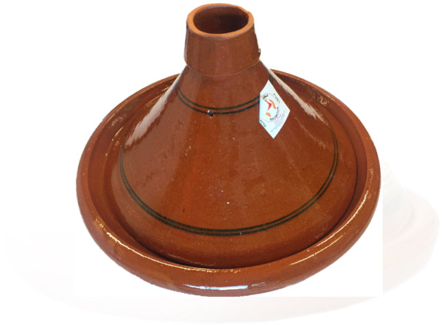Marokkaanse tajine Ø 26 cm – kook tajine van aardewerk (kleipot), 2-3 personen