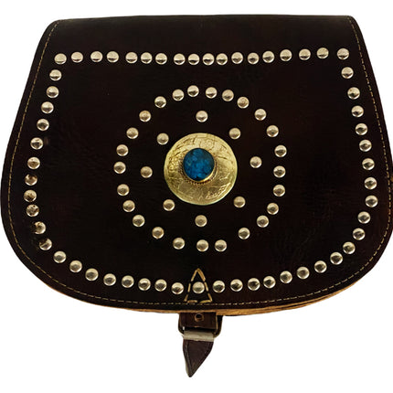 Marokkaanse leer tas studs