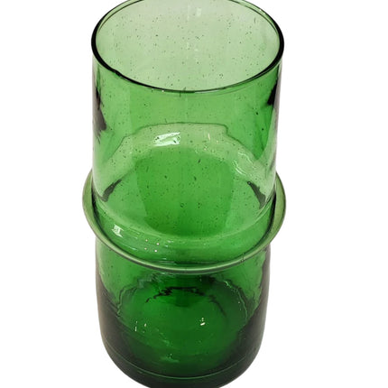 Marokkaanse geblazen vaas van gerecycleerd glas