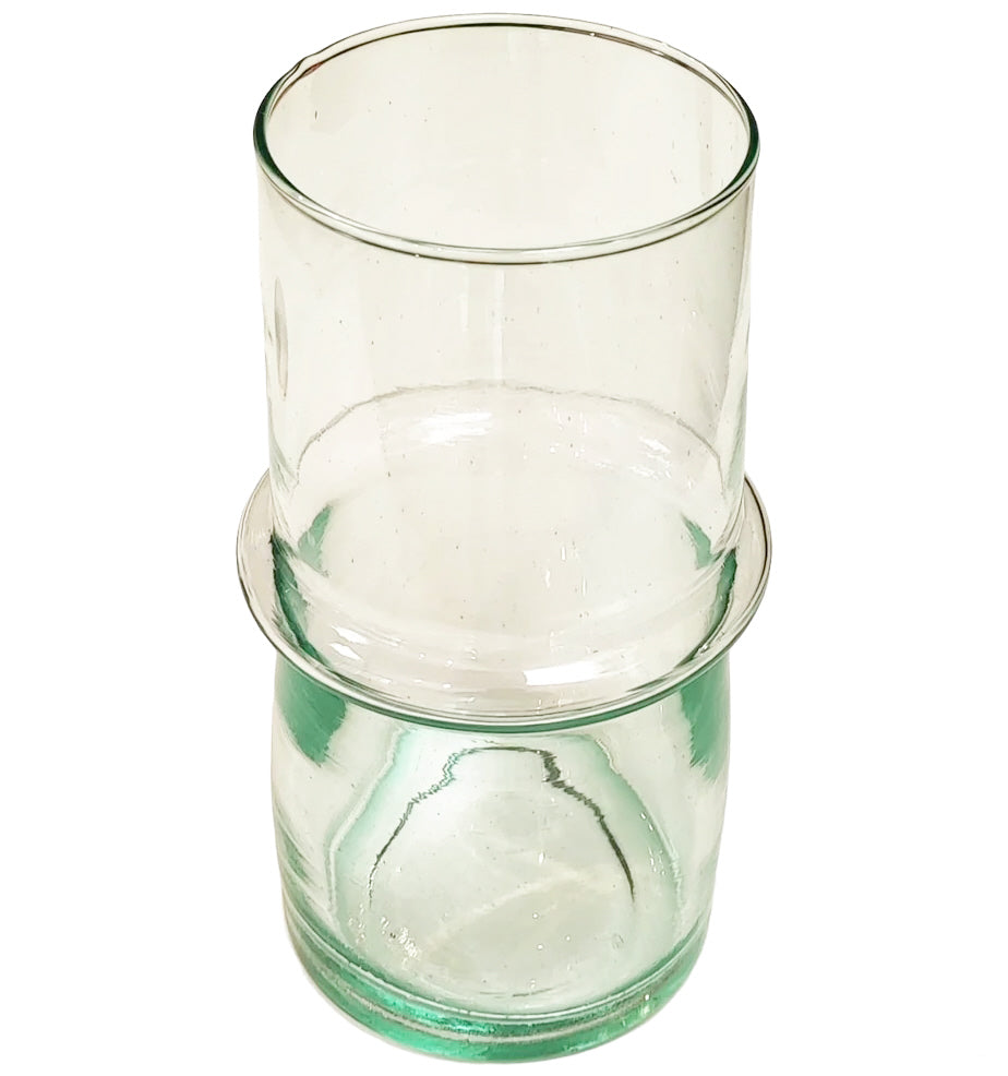 Vase marocain soufflé en verre recyclé