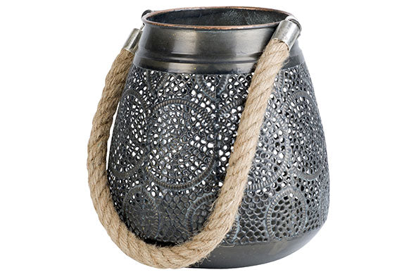 Marokkaanse lantaarn ANTIQUE GOUD 17,5X17,5XH1