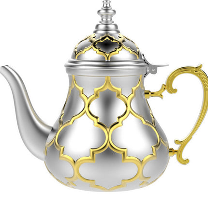 Marokkaanse Theepot zilver- Goud