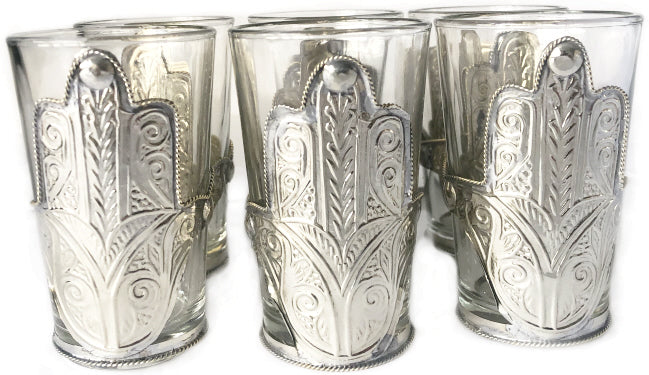 Main de Fatima en verre de Marrakech