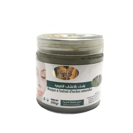 Masker met natuurlijk plantenextract