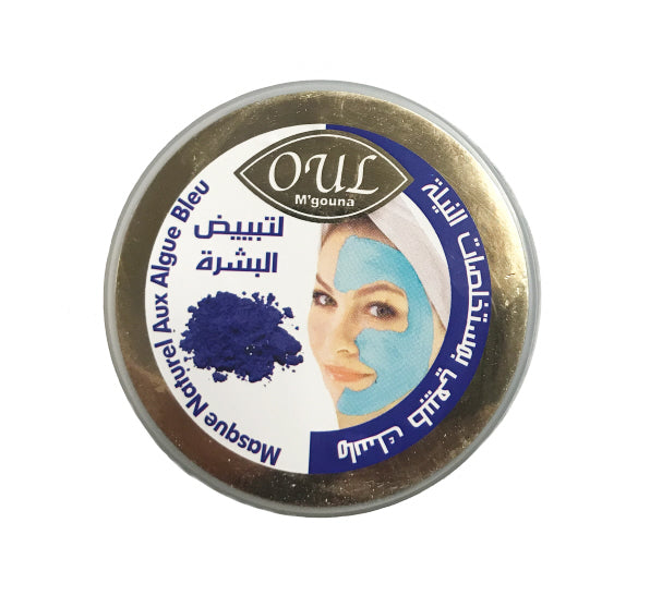 Natürliche Tonmaske mit Blaualgen
