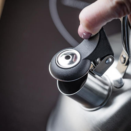 KingHoff RVS Fluitketel 2,5L – Geschikt voor Alle Warmtebronnen, Met Fluitsignaal en Ergonomisch Handvat