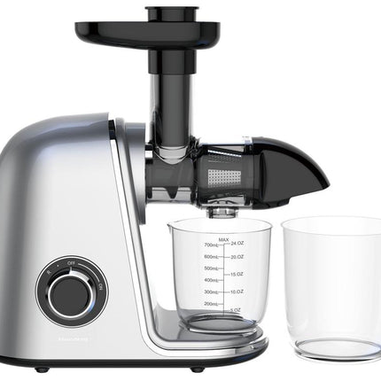 Klausberg Slow Juicer – 150W - 700ml | Groenten en Fruitpers – Met Pulpreservoir