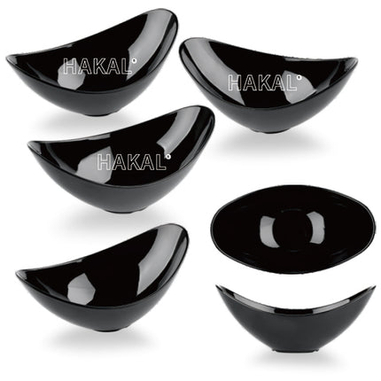 Melamine ovalen schaal | Gebogen rand