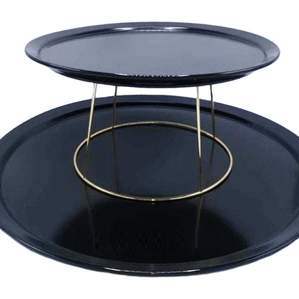 Set Verhoger en Melamine borden zwart