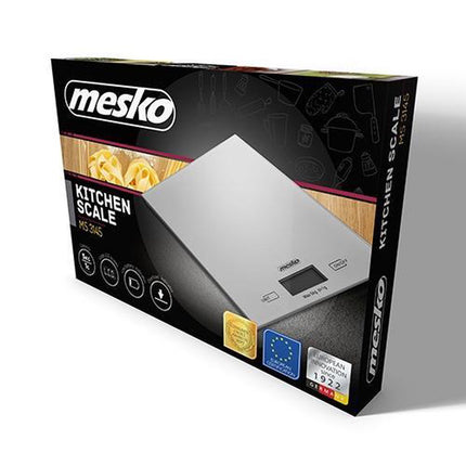 Mesko MS 3145 - Keukenweegschaal - digitaal - zilver