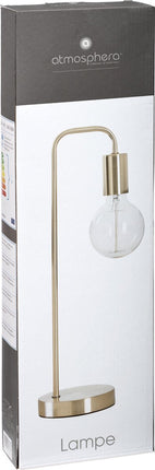 Tafellamp/bureaulampje Design Light - metallic koper - H46 cm