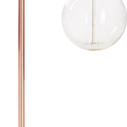 Tafellamp/bureaulampje Design Light - metallic koper - H46 cm