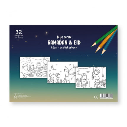 Mijn eerste Ramadan Eid kleur en stickerboek