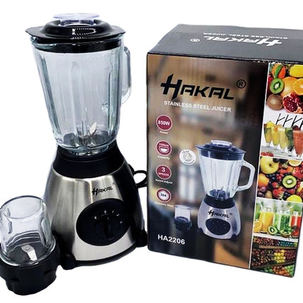 Blender - 1,5 L - Blender smoothie - Glazen kan- RVS + Mini Blender