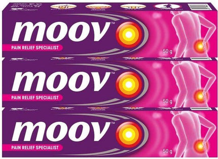 Moov Cream - Fast Pain Relief | Pijn Verlichting Zalf - 50g | MultiPack