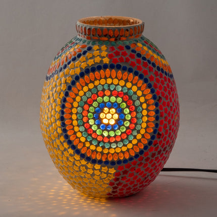 Mozaïek tafellamp - Dessert -25 cm