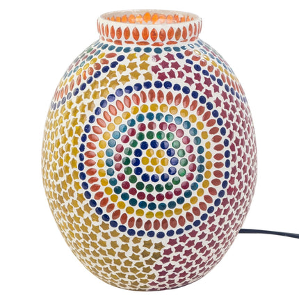 Mozaïek tafellamp - Dessert -25 cm
