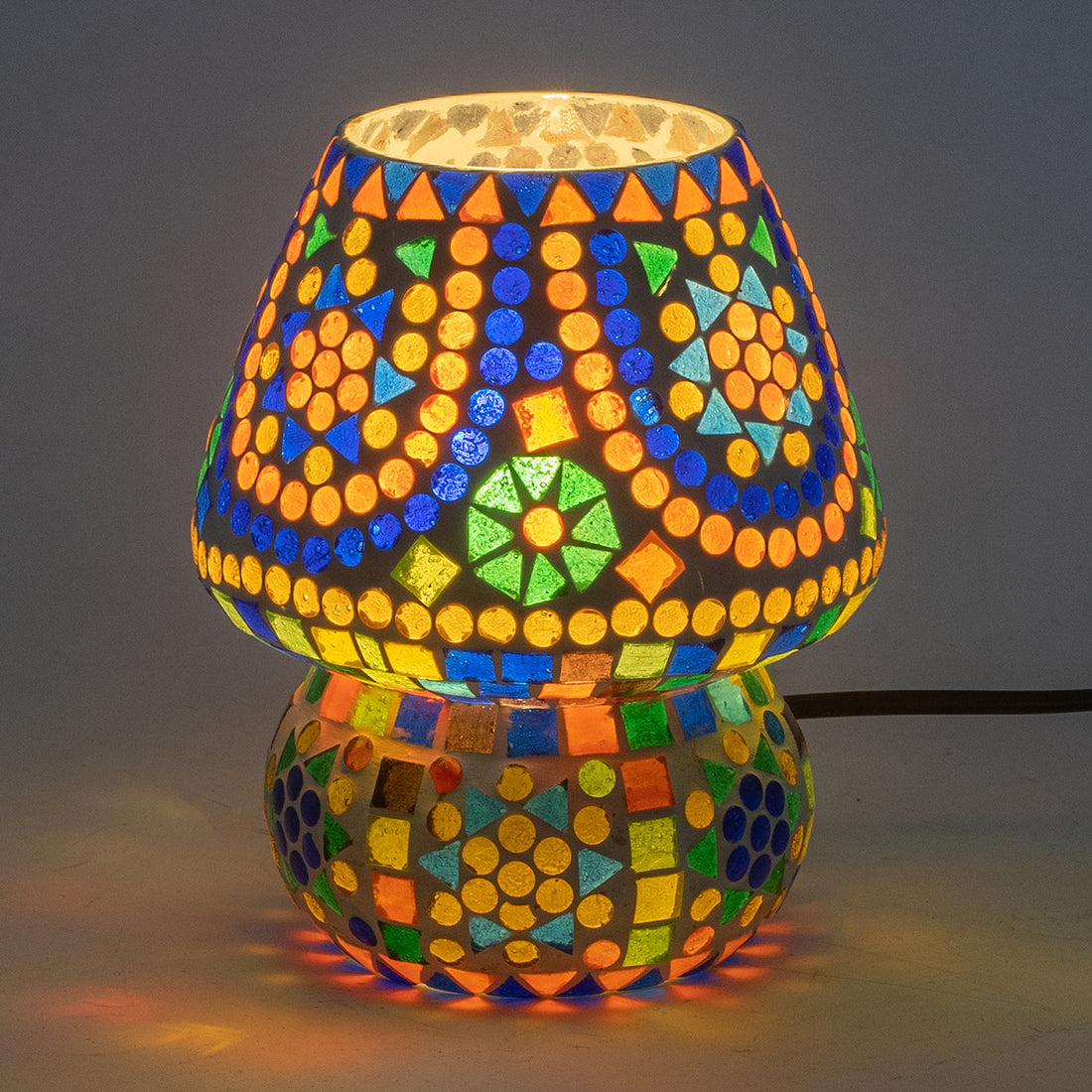 Lampe de Table Mosaïque | Lampe Marocaine, Multicolore