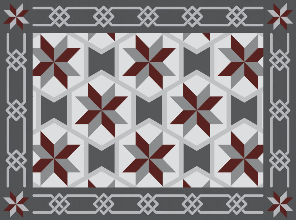Mozaïek vinyl tafelmat roma