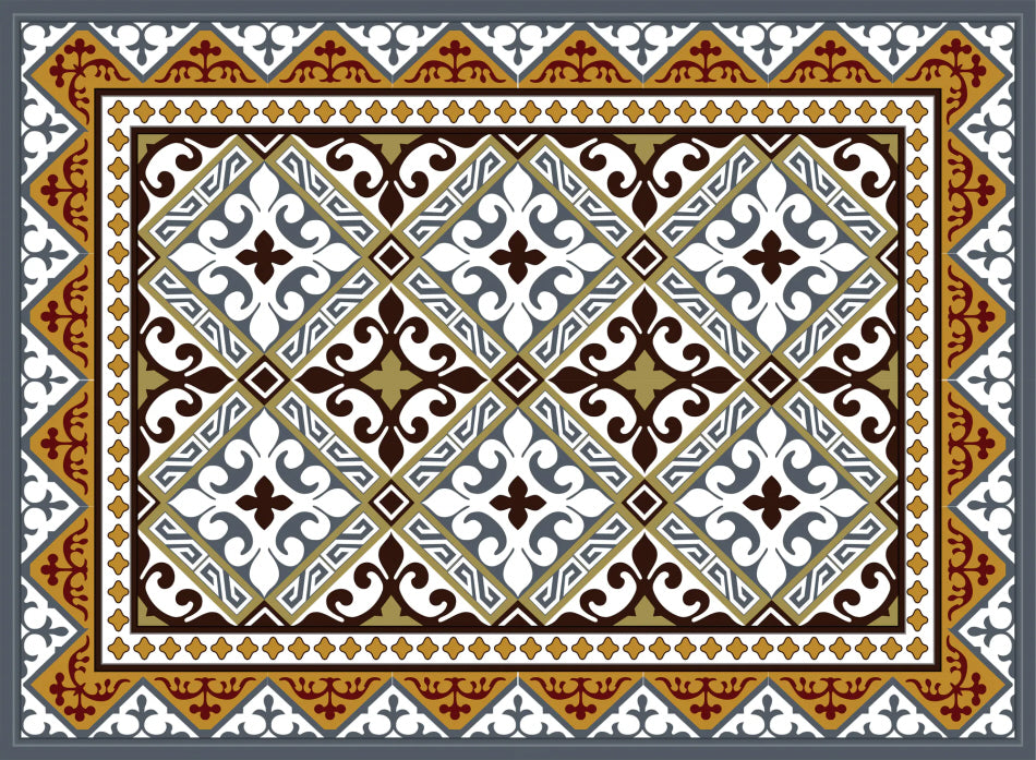 Nappe de table en vinyle mosaïque