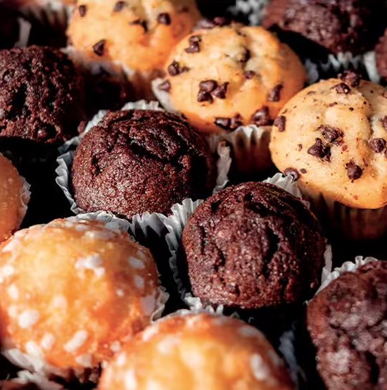 Muffin bakvorm siliconen 33 x 23,1 x 3,6cm | 12 Vormen