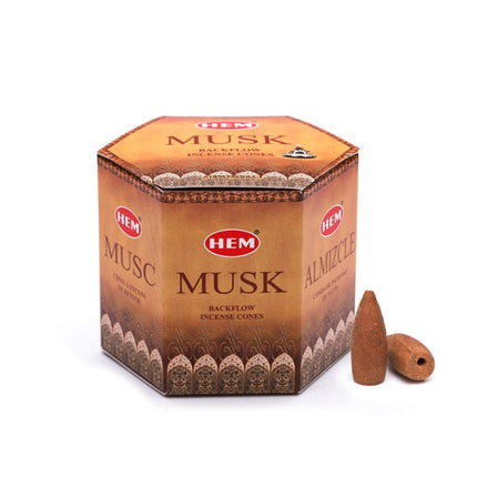 Musk backflow Kegeltjes wierook