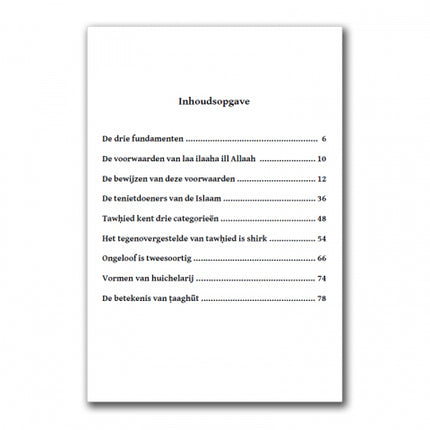De Verplichte Begrippen voor elke Moslim en Moslima – Mutun deel 6 (A6 Formaat)