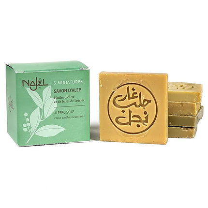 Najel Aleppo gastenzeepjes SET 5 zeepjes