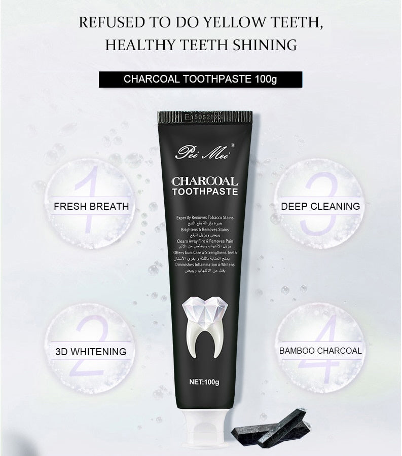 Dentifrice au charbon - Dentifrice blanchissant