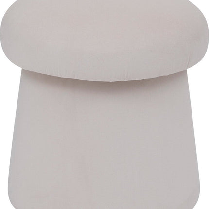 Atmosphera Poef Noa velvet Ø37xH40cm - Amber
