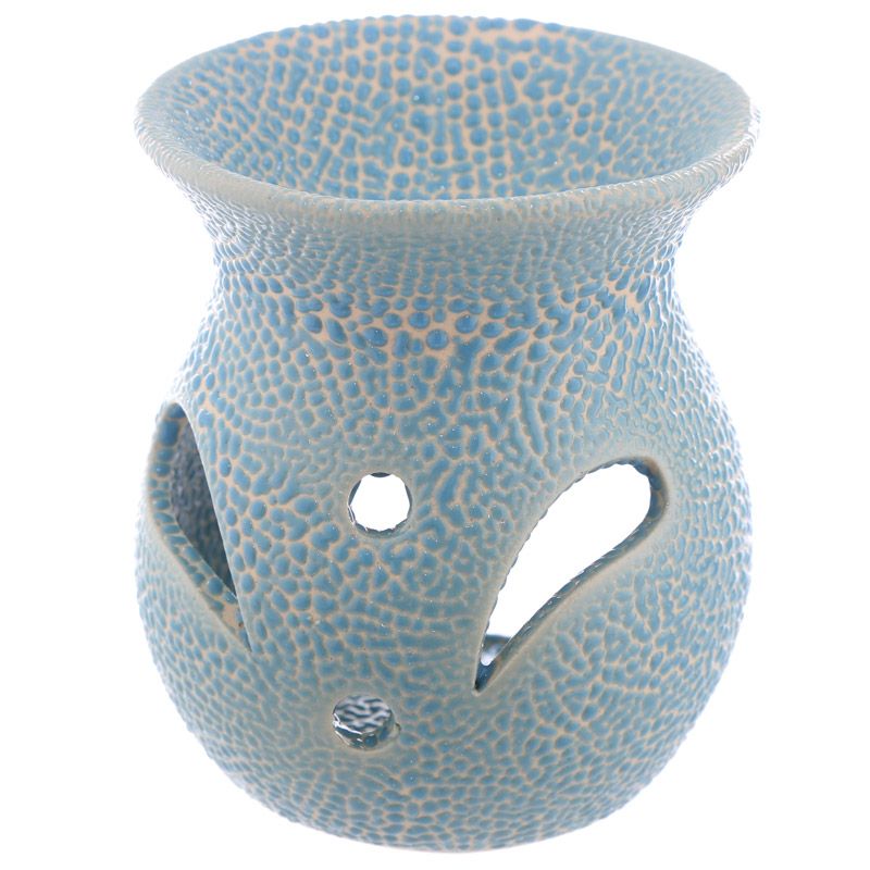 Brûle-parfum en céramique avec relief – 8 cm